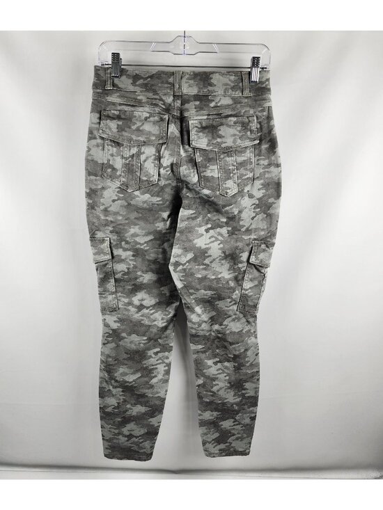 Spanx Pants Womens Large Gray Camo Stretch Twill Ankle Cargo (30x27) 20311Q NWT - Picture 8 of 12